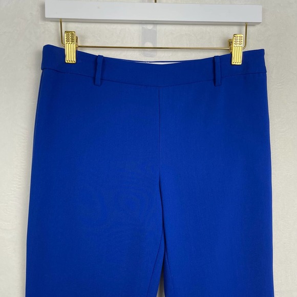 Dylan Gray Ankle Electric Blue Dress Pants with Stretch and Size Zipper SIZE 2 - Picture 2 of 10